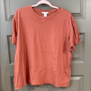 H&M Terracotta Short Sleeve Tee
